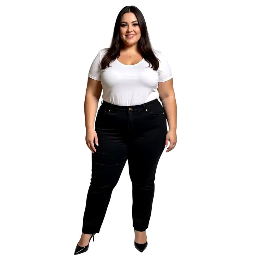 Express Skinny Mid Rise Hyper Stretch Jeans Black Womens 14W NWT